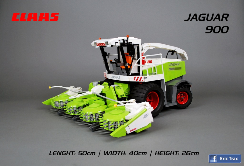 Illustration for article titled A perfect functioning Lego combine will make you want to be a farmer